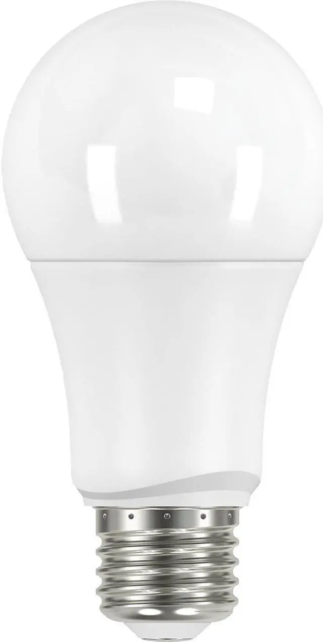 Alt view image 3 of 3 - SATCO S28560 Bulb, LED, 10W, A19, Medium, 120V, Frosted White, 27K, 4PK