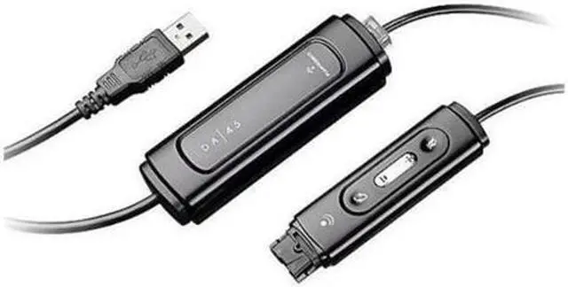Alt view image 2 of 2 - HP Poly DA80 USB to Headset Adapter Model 8A7D8AA