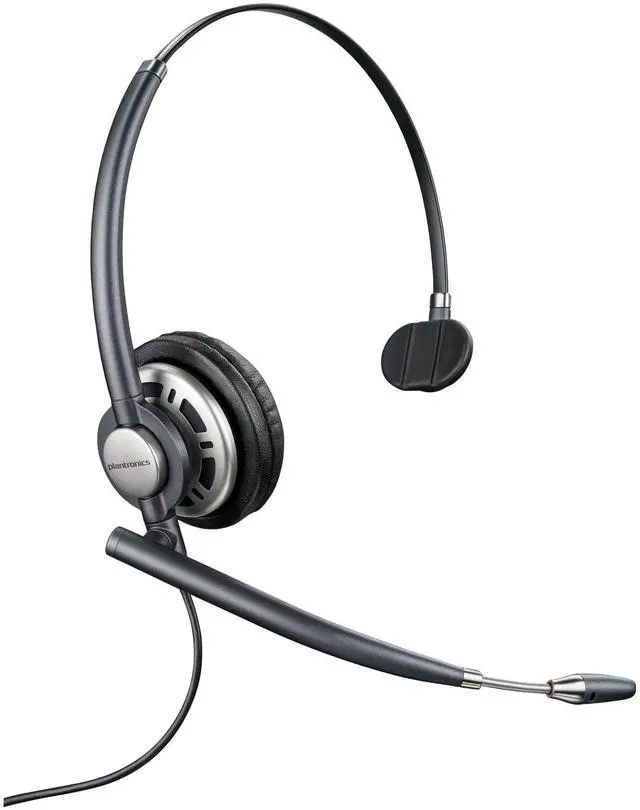 Alt view image 3 of 3 - Poly EncorePro 710D with Quick Disconnect Monoaural Digital Headset TAA - Mono - USB Type A - Wired - 80 Hz - 20 kHz - Over-the-head, On-ear - Monaural - Ear-cup - 2.92 ft Cable - Noise Cancelling, Om
