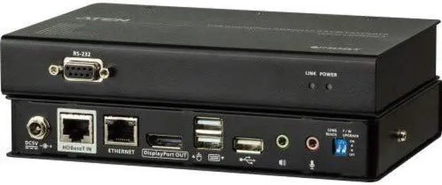 Alt view image 16 of 18 - ATEN USB DisplayPort HDBaseT 2.0 KVM Extender (4K@100m) CE920