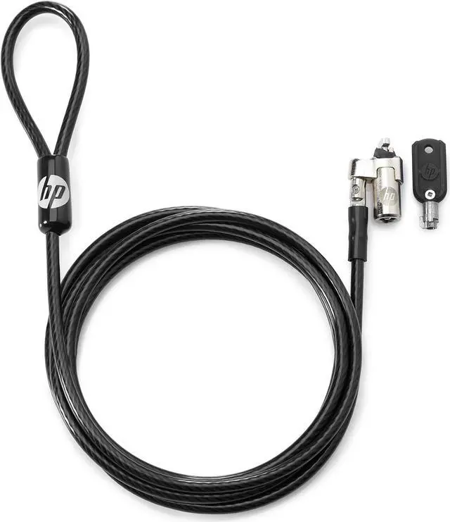 Alt view image 12 of 13 - HP Keyed Cable Lock, 10 mm (T1A62AA)