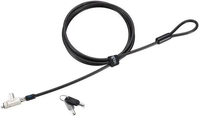 Alt view image 6 of 6 - Kensington Slim N17 2.0 Keyed Laptop Lock for Wedge-Shaped Slots - Security