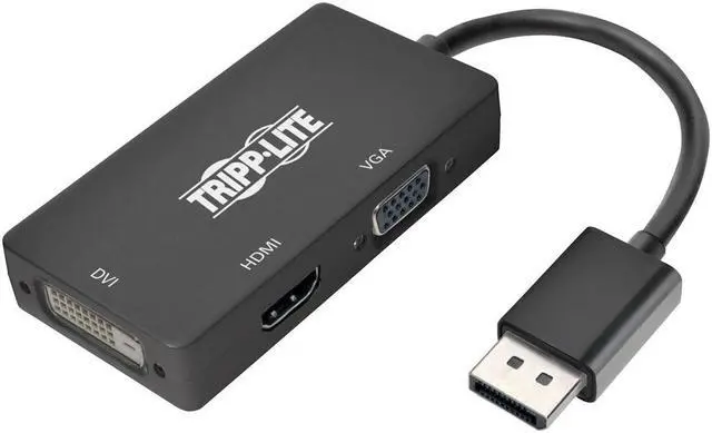Alt view image 19 of 19 - Tripp Lite Displayport 1.2 To Vga / Dvi / Hdmi Converter Adapter 4K @ 60Hz