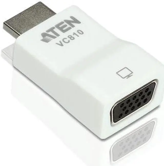 Alt view image 5 of 5 - Aten Accessory VC810 HDMI to VGA Converter