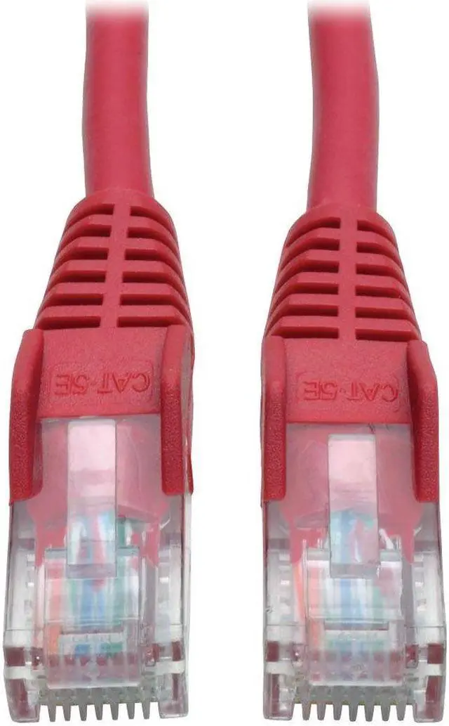 Alt view image 13 of 13 - Tripp Lite N001-006-RD Cat5e 350 MHz Snagless Molded UTP Patch Cable (RJ45 M/M), Red, 6 ft.