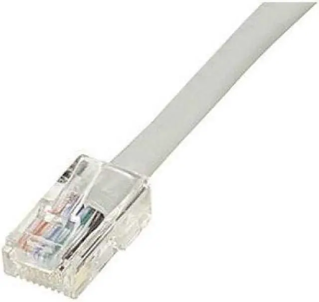 Alt view image 8 of 9 - Black Box EVNSL650-0010 10 ft. GigaTrue CAT6 550MHz Stranded Ethernet Patch Cable - Unshielded, PVC, Snagless Boots, Straight-Pinned, White