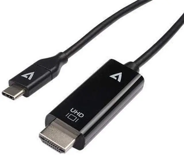 Alt view image 6 of 6 - V7 HDMI/USB-C Audio/Video Cable V7UCHDMI1M