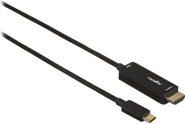 Alt view image 10 of 14 - ROCSTOR 6FT USB-C TO HDMI M/M CABLE SUPPORTS UP TO 4K 60HZ - WHITE