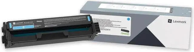 Alt view image 6 of 6 - Lexmark C340X20 Laser Toner Cartridge Cyan in Retail Packaging