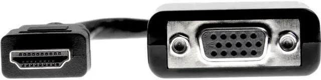 Alt view image 12 of 12 - 6FT HDMI TO VGA ADAPTER M/F BLK