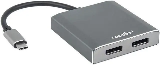 Alt view image 13 of 13 - ROCSTOR Y10A201-A1 USB-C TO DUAL DISPLAYPORT 4K60H