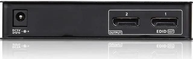 Alt view image 10 of 10 - Aten VS192 2-Port 4K Displayport Splitter With Mst/Sst