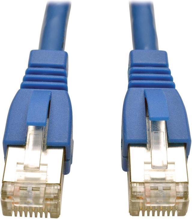 Alt view image 2 of 2 - Tripp Lite 10ft Augmented Cat6 Cat6a Shielded 10G Patch Cable RJ45 M/M Blue 10'