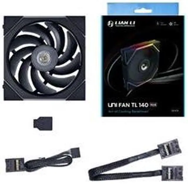 Alt view image 3 of 7 - Lian Li UNI FAN TL140MM RGB Single Pack Black(No controller included)- 14TL1B