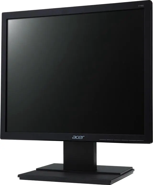 Alt view image 8 of 9 - Acer V196L B 19" Class SXGA LED Monitor - 5:4 - Black - 19" Viewable - In-plane Switching (IPS) Technology - LED Backlight - 1280 x 1024 - 16.7 Million Colors - 250 Nit - 5 msGTG - 75 Hz Ref