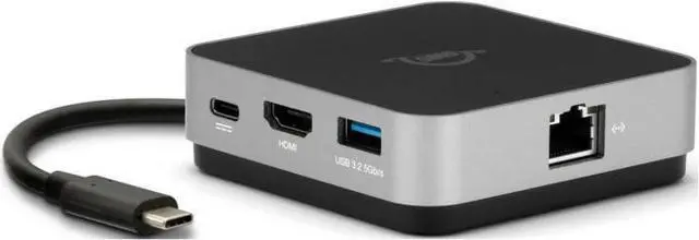 Alt view image 6 of 13 - OWC OWCTCDK6P2SG USB-C Travel Dock E - Space Gray