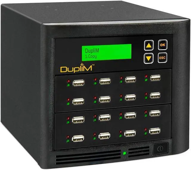 Alt view image 7 of 7 - DupliM Inc 1:15 USB Flash Drive Duplicator Stand-Alone and External 2.5-in. USB HDD Cloner