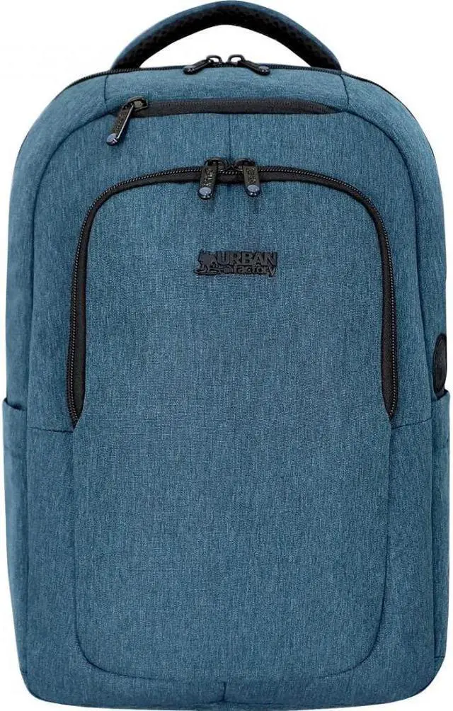 Alt view image 8 of 8 - Urban Factory CYCLEE CITY 10.5-15.6" Laptop Backpack Deep Blue ECB25UF