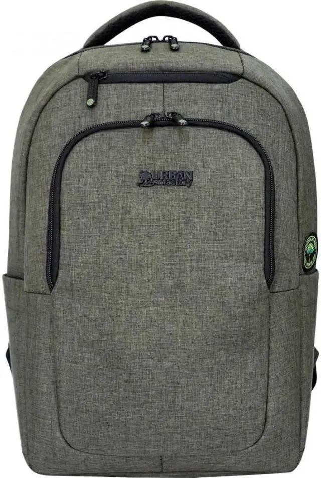Alt view image 8 of 8 - Urban Factory CYCLEE CITY 10.5-15.6" Laptop Backpack Khaki Camouflage ECB35UF