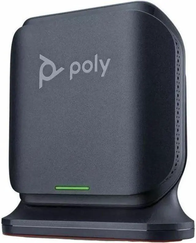 Alt view image 3 of 3 - HP Poly ROVE B4 DECT Base Station DECT 984.25 ft Range 8 x Handset Supported 30 Simultaneous Calls Model 84H78AA#ABA