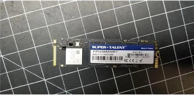 Alt view image 9 of 9 - Super Talent Super Talent Internal SSD 256GB PCIe Gen3x4 NVMe M.2 Up to 3000MB/s FPI256MWR7 Domestic Product