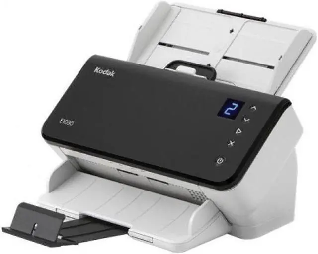 Alt view image 8 of 10 - Kodak Alaris E1030 Sheetfed Scanner - 600 dpi Optical - 24-bit Color - 30 ppm (Mono) - 30 ppm (Color) - Duplex Scanning - USB