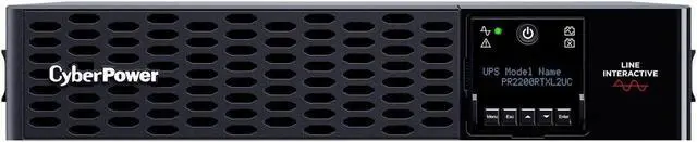 Alt view image 2 of 2 - Cyberpower 2200VA/2200W SINE WAVE UPS, 2U 8XNEMA 5-20R 10 CORD CLOUD