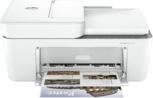 Main image of HP Deskjet 4255e Wireless Inkjet Multifunction Printer Color White 588S6AB1H