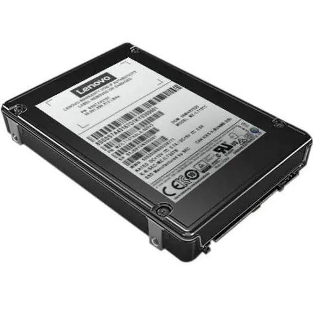 Alt view image 4 of 4 - Lenovo ThinkSystem PM1655 - SSD - encrypted - 1.6 TB - hot-swap - 2.5" - SAS 12Gb/s - TCG Enterprise - for ThinkStation