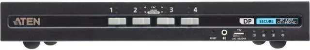 Main image of ATEN 4-Port USB DisplayPort Secure KVM Switch with CAC CS1184DP4C