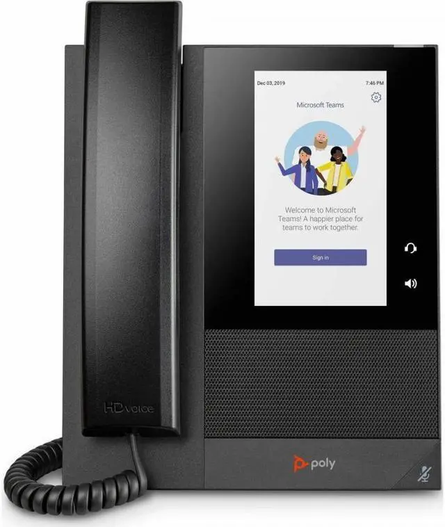 Main image of Poly CCX 400 Business Media Corded Telephone, POE-E TAA, Black 848Z9AA#ABA
