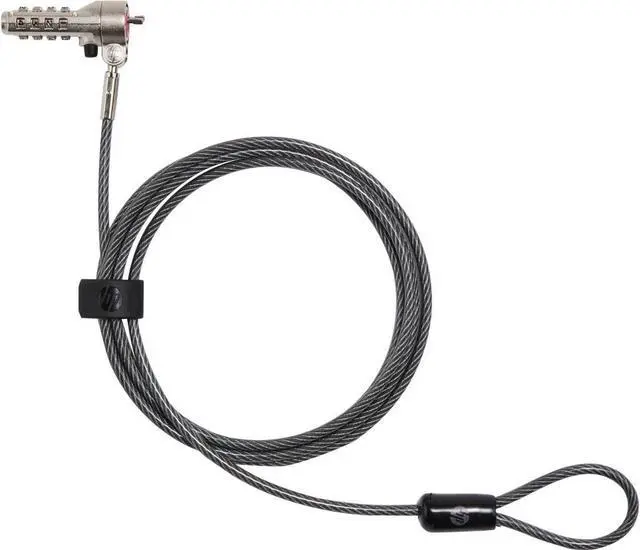 Alt view image 9 of 9 - HP Essential Nano Combination Cable Lock