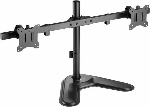 Main image of Rocstor ErgoReach EP2 Pole Mount Dual-Screen Monitor Stand Y10N003-B1
