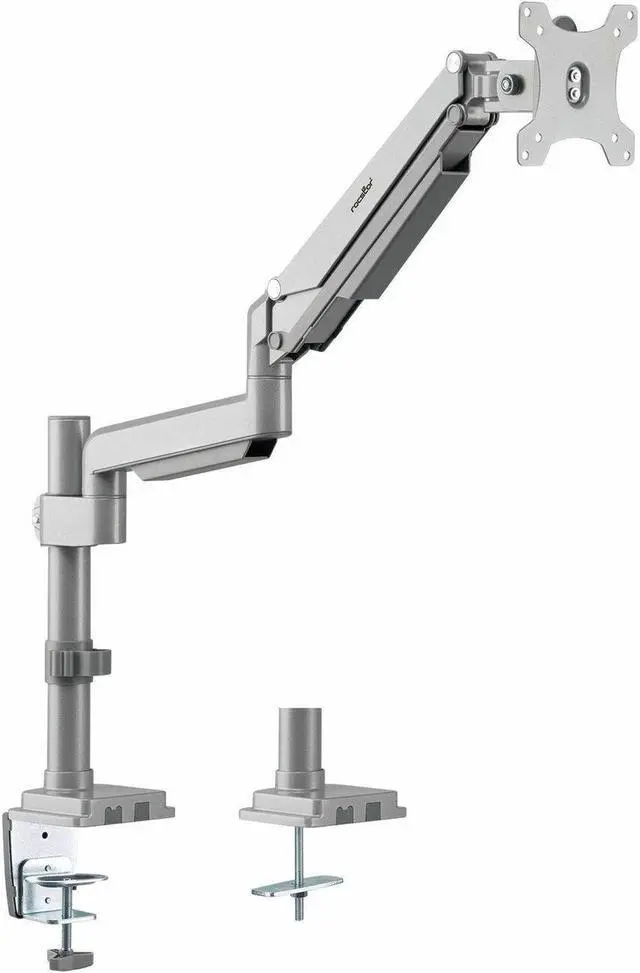Main image of Rocstor ErgoReach EP15 Aluminum Single Monitor Pole Mounted Arm Y10N021-S1