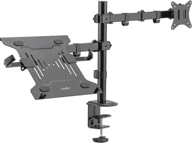 Main image of Rocstor ErgoReach EP16 Premium Monitor Arm w/VESA Laptop Tray, Display up to 32"