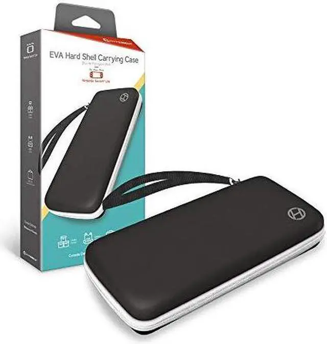 Alt view image 5 of 5 - Hyperkin EVA Hard Shell Carrying Case for Nintendo Switch Lite - Black/White
