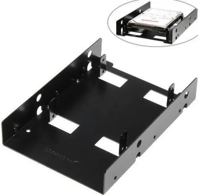Alt view image 12 of 12 - Sabrent 2.5 Inch to 3.5 Inch Internal Hard Disk Drive Mounting Bracket Kit (BK-HDDF)
