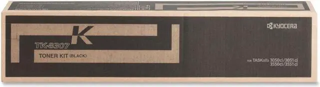 Alt view image 6 of 6 - Kyocera TK-8307K Black Toner Cartridge TK8307K