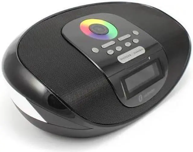 Alt view image 5 of 5 - IMICRO BT009-BLACK BT009 Radio Clock Bluetooth Speaker w Calendar Display  and  Touch Sensor (Black)
