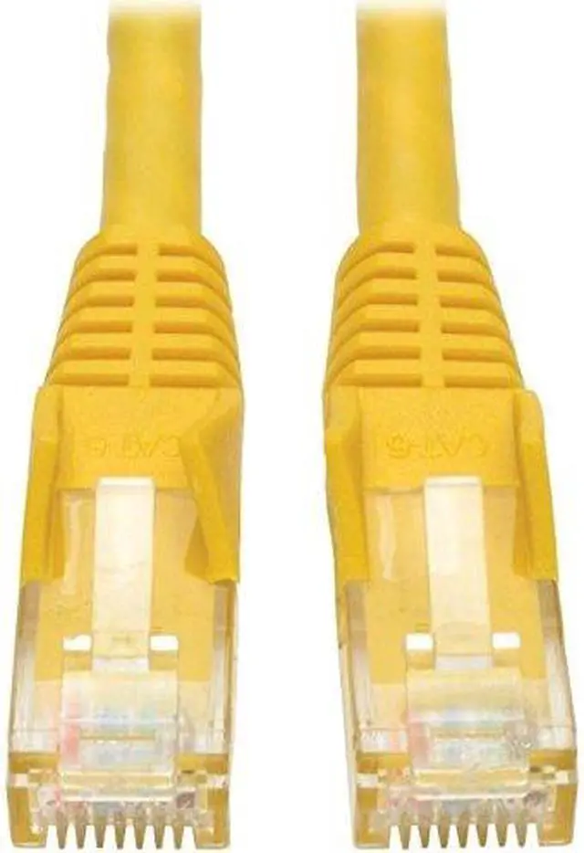 Alt view image 6 of 6 - TRIPP LITE N201-035-YW CAT6 GIGABIT SNAGLESS MOLDED PATCH CABLE (RJ45 M/M) - YELLOW, 35-FT.