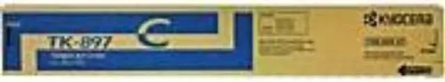 Alt view image 7 of 7 - Cyan Toner Cartridge for Kyocera TK-897C FS-C8520MFP, FS-C8525MFP, TASKalfa 205c, TASKalfa 255c, Genuine Kyocera Brand