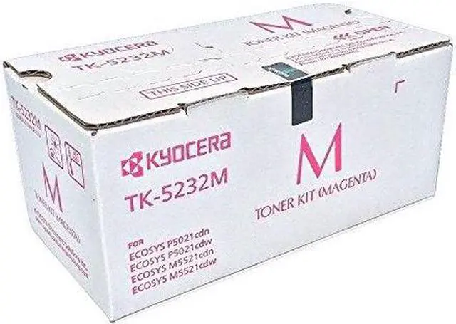 Alt view image 7 of 7 - Magenta Toner Cartridge for Kyocera TK-5232M ECOSYS M5521cdw, ECOSYS P5021cdw, Genuine Kyocera Brand