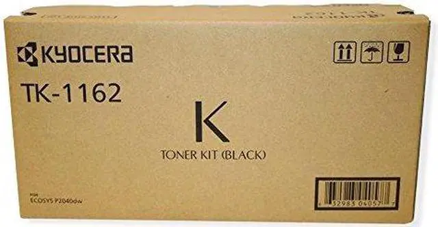 Alt view image 11 of 11 - Black Toner Cartridge for Kyocera TK-1162 ECOSYS P2040dw, Genuine Kyocera Brand