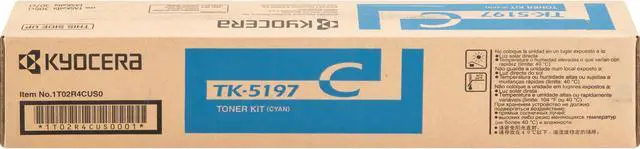 Alt view image 4 of 4 - Cyan Toner Cartridge for Kyocera TK-5197C TASKalfa 306ci, TASKalfa 307ci, TASKalfa 308ci, Genuine Kyocera Brand