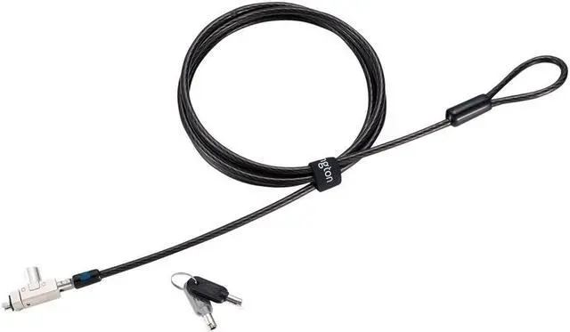 Alt view image 5 of 13 - Kensington Slim N17 2.0 Keyed Laptop Lock for Wedge-Shaped Slots K60500WW