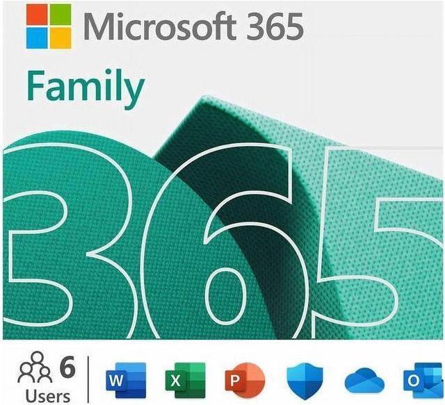 Alt view image 3 of 3 - Microsoft 365 Family Subscription License Up to 6 people 1 Year 6GQ01892