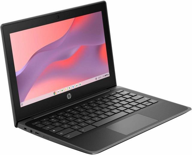 Alt view image 8 of 8 - HP Fortis G10 11.6" Chromebook - HD - Intel N-Series N100 - 8 GB - 64 GB Flash Memory - Jack Black - Intel Chip - 1366 x 768 - ChromeOS - Intel UHD Graphics - IEEE 802.11ax Wireless LAN Standard