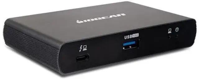 Main image of IOGEAR Quantum Thunderbolt 4 Mini Docking Station - 8K - Dual Monitor - 86W Charger - USB-C - USB-A - 40Gbps  GTD4MHTAA