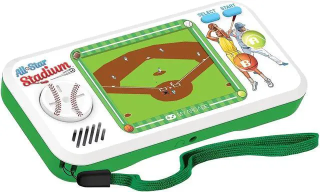 Alt view image 9 of 9 - My Arcade All Star Stadium Pocket Player Portable 307 w/ Licensed Jaleco Games