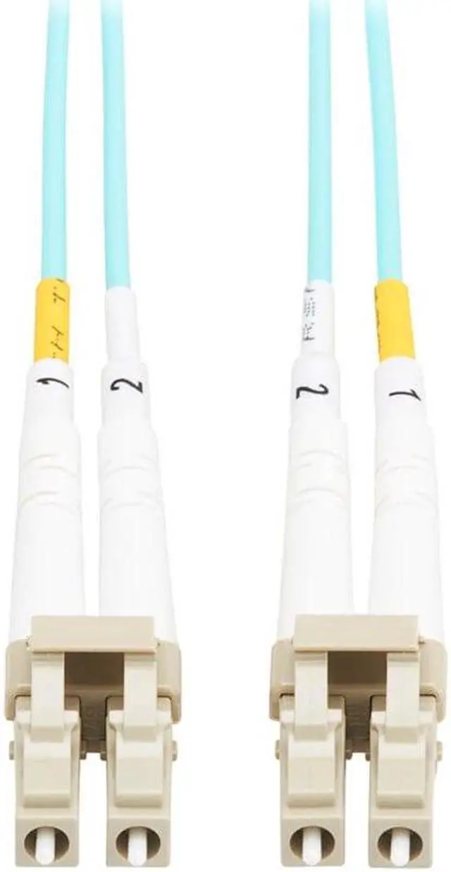 Main image of Tripp Lite 10Gb Duplex Multimode 50/125 OM3 LSZH Fiber Patch Cable (LC/LC), Aqua